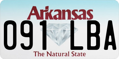 AR license plate 091LBA