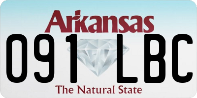 AR license plate 091LBC