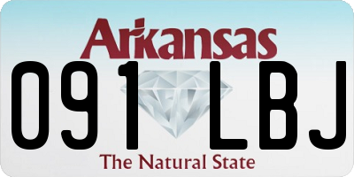 AR license plate 091LBJ