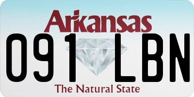AR license plate 091LBN