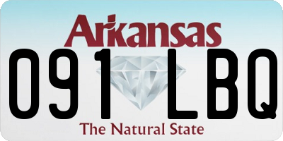 AR license plate 091LBQ