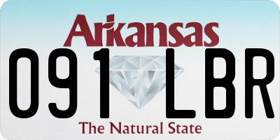 AR license plate 091LBR