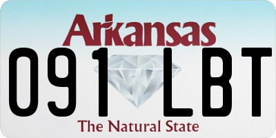 AR license plate 091LBT