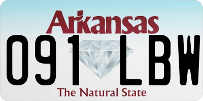 AR license plate 091LBW