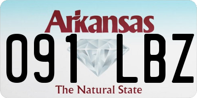 AR license plate 091LBZ