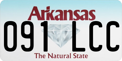 AR license plate 091LCC