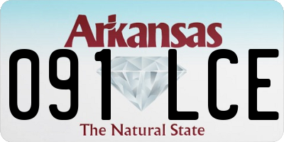 AR license plate 091LCE
