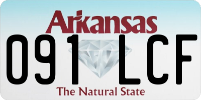 AR license plate 091LCF