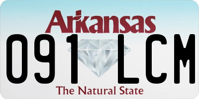 AR license plate 091LCM