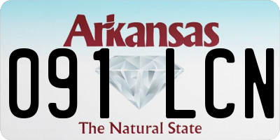 AR license plate 091LCN
