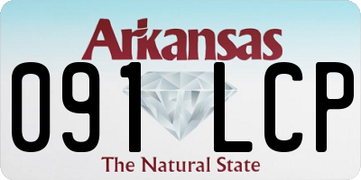 AR license plate 091LCP