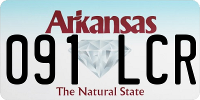 AR license plate 091LCR