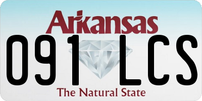 AR license plate 091LCS