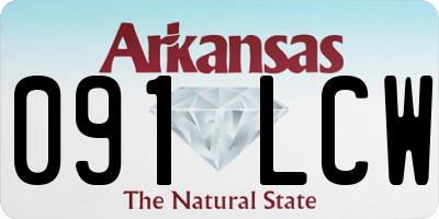 AR license plate 091LCW