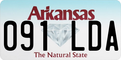 AR license plate 091LDA