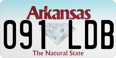 AR license plate 091LDB