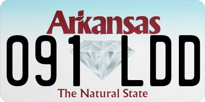 AR license plate 091LDD
