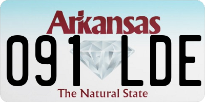AR license plate 091LDE