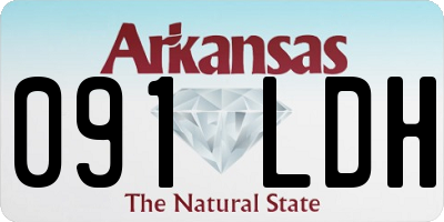 AR license plate 091LDH