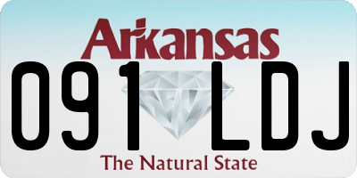 AR license plate 091LDJ