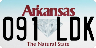 AR license plate 091LDK
