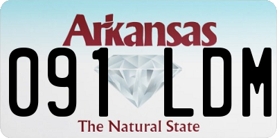 AR license plate 091LDM