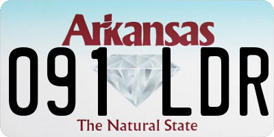 AR license plate 091LDR