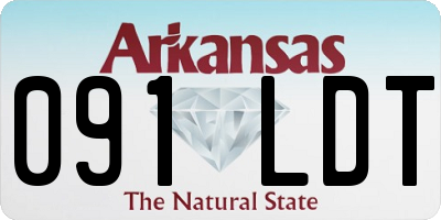 AR license plate 091LDT