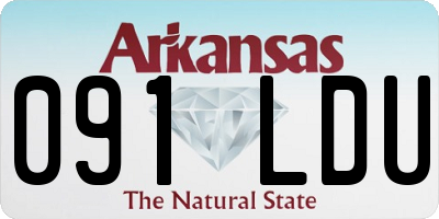 AR license plate 091LDU