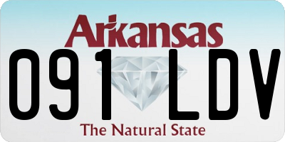 AR license plate 091LDV