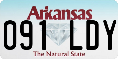 AR license plate 091LDY