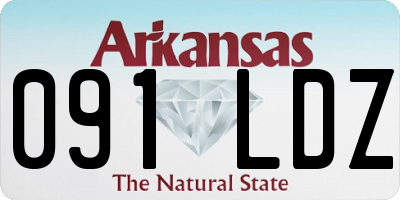 AR license plate 091LDZ