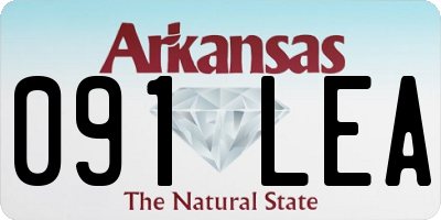 AR license plate 091LEA