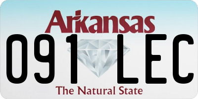 AR license plate 091LEC
