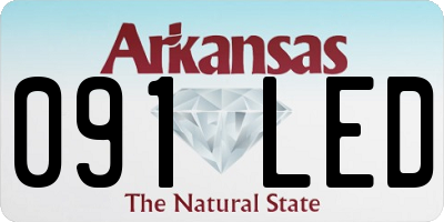 AR license plate 091LED