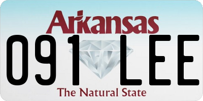 AR license plate 091LEE