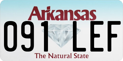AR license plate 091LEF