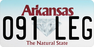 AR license plate 091LEG