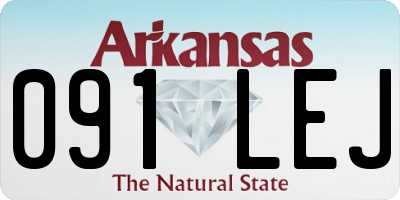 AR license plate 091LEJ