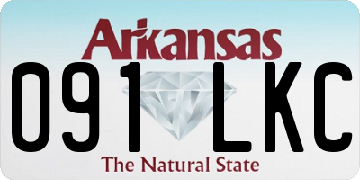AR license plate 091LKC