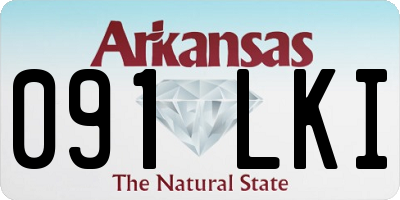 AR license plate 091LKI