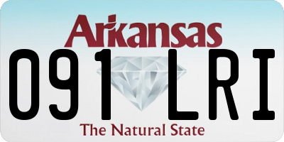 AR license plate 091LRI