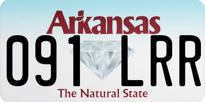 AR license plate 091LRR