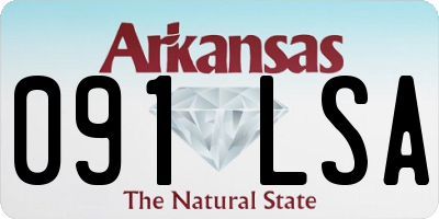 AR license plate 091LSA