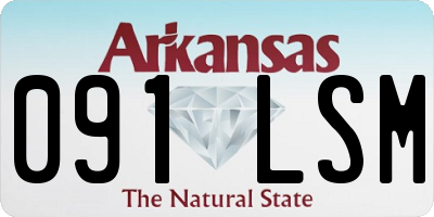 AR license plate 091LSM