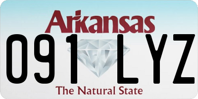 AR license plate 091LYZ