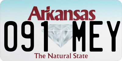 AR license plate 091MEY