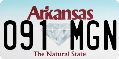 AR license plate 091MGN
