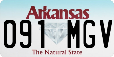 AR license plate 091MGV