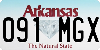 AR license plate 091MGX